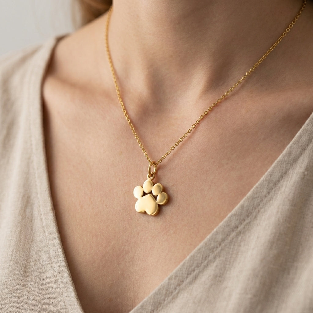 Dog Paw Necklace