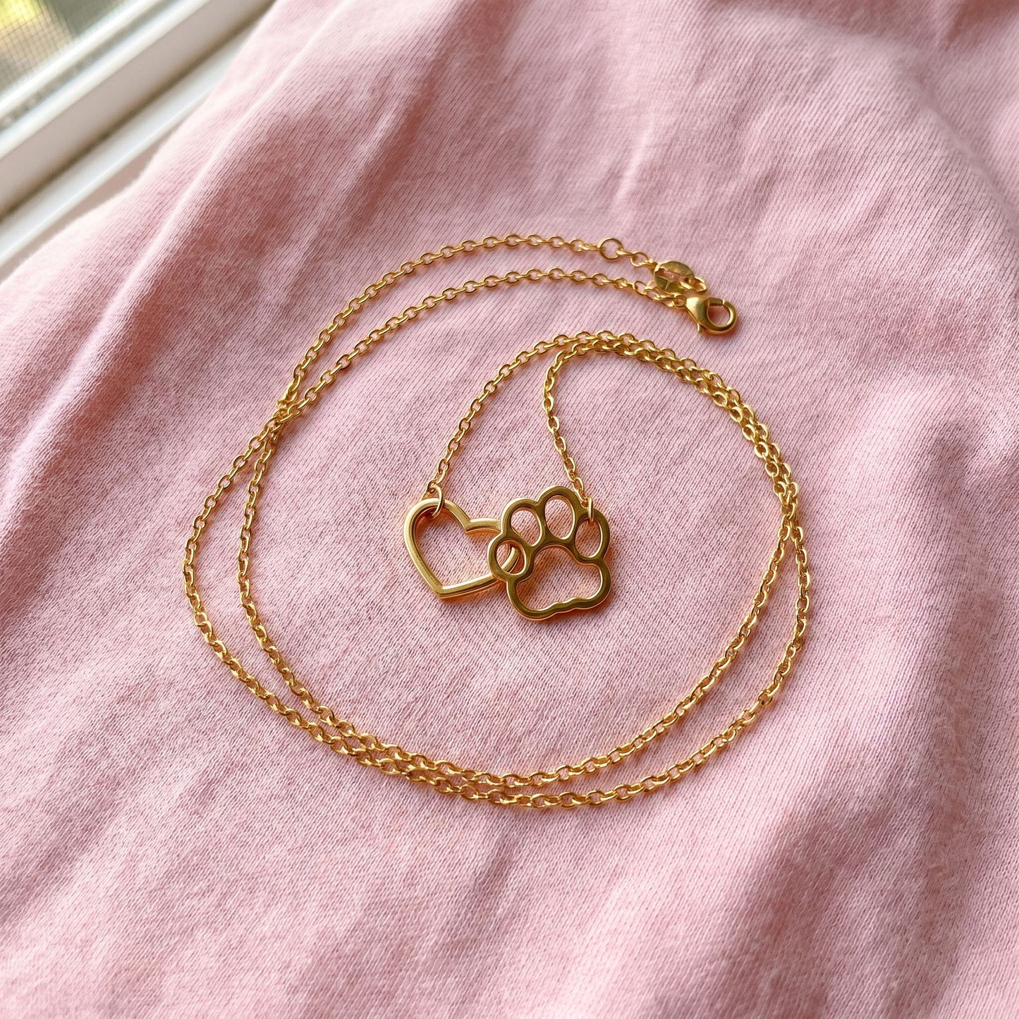 Paw & Heart Necklace