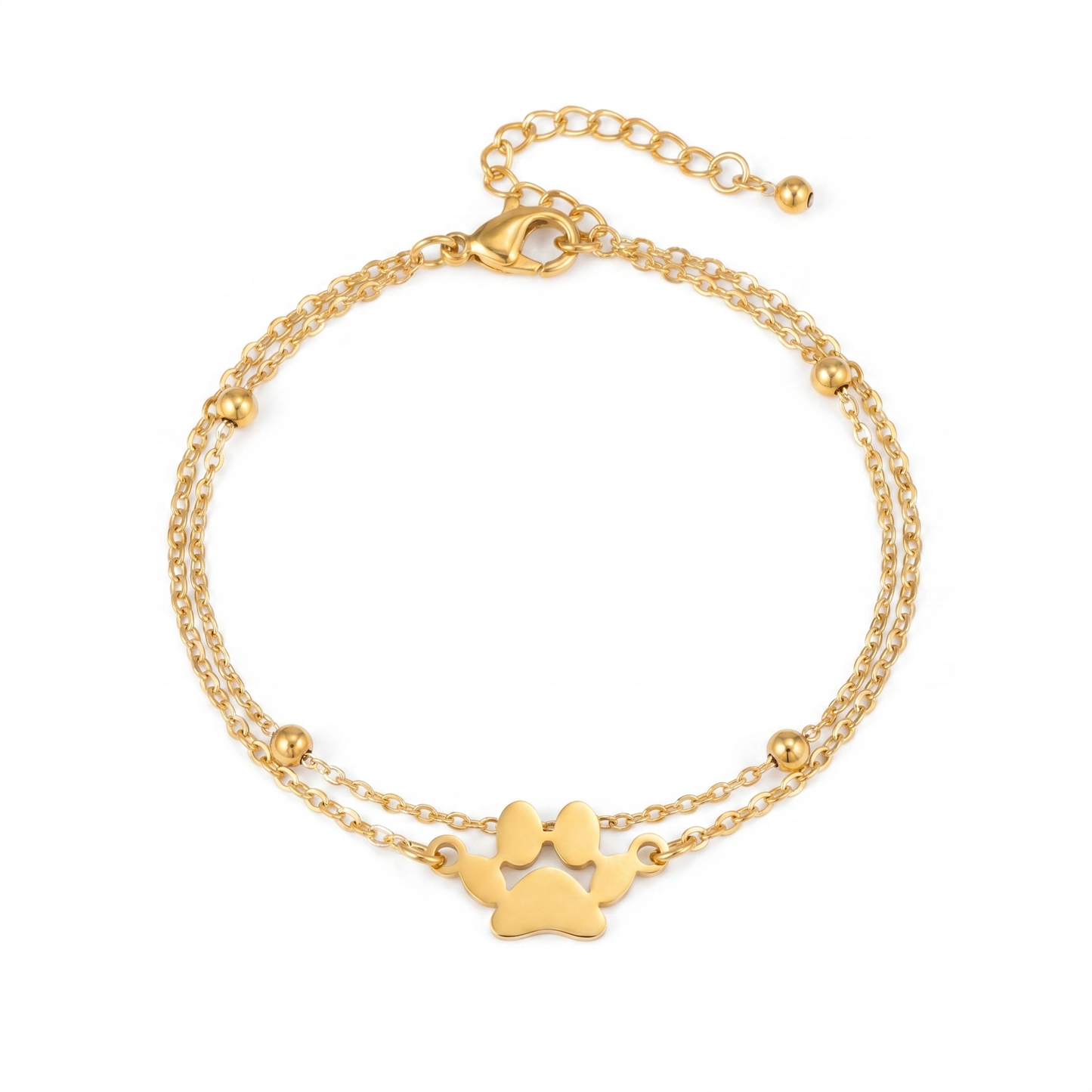 Double Love Paw Bracelet
