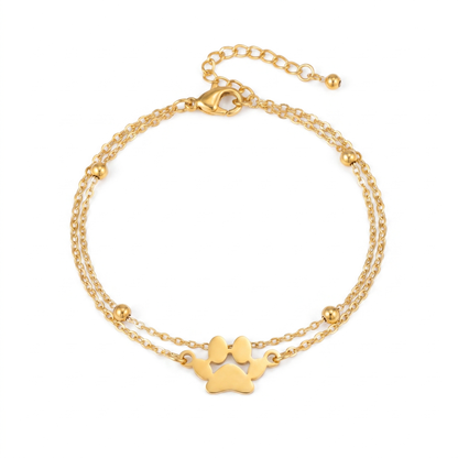 Double Love Paw Bracelet