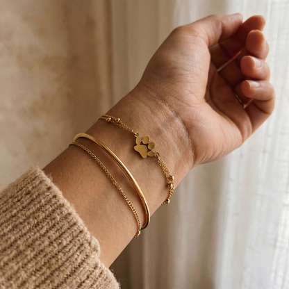 Double Love Paw Bracelet